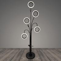 Торшер G2133/5 BK черный LED 5*8W h1540, BTH23