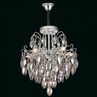 Люстра 2687/5 CR+BK хром/тонированный хрусталь 5х60W E14 d500 h850, MIX23