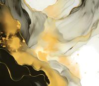 8157005 Картины интерьерные VS на стекле Golden 50*70