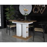 Стол раздвижной Раймон, 1110(1490)х700х755, Белый/Дуб золотой 9397320