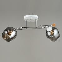 Люстра K2058/2 CH+WT хром/белый 2х60W E27 d560 h250, QH22