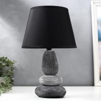 Лампа настольная 16446/1GR E14 40вт серо-черный 22х22х34 см RISALUX  5478186
