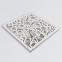 Зеркало настенное "Рыбка", зеркальная поверхность 38,4*38,4 см, цвет белый