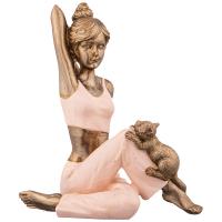 СТАТУЭТКА "ЙОГА" СЕРИЯ "ФЬЮЖН" 14*9,5*18 СМ. 