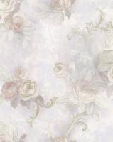 80501/Обои/Прима Италияна/Ortisei/мотив розы коралловые на св.сиреневом мраморе к арт. 80511,80517/К