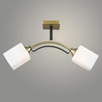 Люстра N5877/2 GD+ВК золото/черный 2x40W E27 d530 h270, QH23