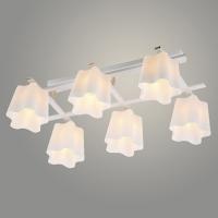 Люстра 06589/6 WH+GD белый/золото 6x40W E27 d590 h220, GNV23