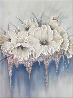 Арт Декор Голубые ручейки 80/110 Рама 8 АКЦИЯ ***