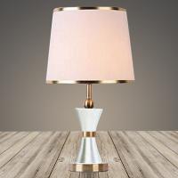 Настольная лампа A19878 FGD+WT золото/белый абажур h520 1х40W E27