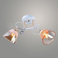 Люстра DA5148B/2 WH+FGD белый/золото 2х60W E27 d530 h260, HN21