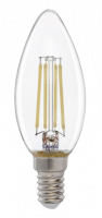 General Свеча Филамент прозрачный GLDEN-CS-7-230-E14-6500