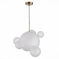 Светильник подвесной ST-Luce Латунь/Белый E27 1*60W SL1133.513.01 