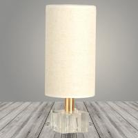 Настольная лампа A17225 прозрачный/белый абажур h300 1х60W E27, DIY23