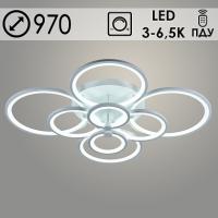Люстра LI08832/8 PR WT белый 256W LED 3000-6500K d970 ПДУ(ИК) диммер, HN22
