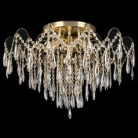 Люстра A010/600 BRONZE бронза/хрусталь 6х60W E14 d600 h500, MIX23