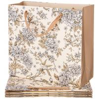 БУМАЖНЫЙ ПАКЕТ "ROYAL GARDEN" 30*27*12 СМ.