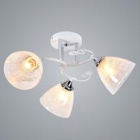 Люстра XA1206B/3 WT+CR белый/хром 3х60W E27 d520 h260, HN20