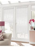 Миниролло для балконной двери люкс, арабеска белый, 62х215см, арт.38934062215***