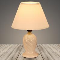 Настольная лампа 18315 BG бежевый/бежевый абажур h270 1х60W E27, DIY22