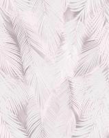 E200801 Обои Solo Fiji листья серебристые на серо-лавандовом фоне Компактный винил на флизелине 1,06