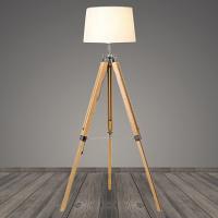 Торшер ZT6450-1 светлое дерево/белый абажур 1x40W E27 h1650, DIY23