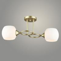 Люстра N5880/2 GD золото 2x40W E27 d560 h260, QH23