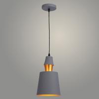 Подвес 7465/1HQ GR+GD серый/золото/серое основание 1х60W E27 d150 h280, TXN22