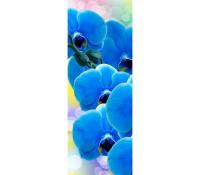 А2-007 Орхидея синяя 100*270  ФОТОПАННО Divino Decor (Россия) АКЦИЯ ***