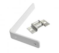 Держатель настенный с креплением, металл, белый, 18см, 1шт арт 20718