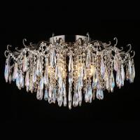 Люстра E1662/8 BCR черный хром/тонированный хрусталь 8х40W E27 d750 h390, QH20