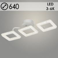 Люстра 6646//3AC WH+CR белый/хром 48W LED 3000-6000K d640 h140, SSH23