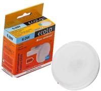 Светодиодная лампа Ecola GX53 LED 6Вт Tablet 220V 6400K 27x75 (матовое стекло) /T5МD60ELC