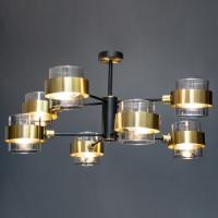 Люстра DWS2105/8A  BK+GAB черный+бронза 8х40 E14 d800 h390, SHGN22