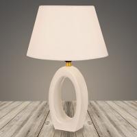 Настольная лампа 18334 WT белый/белый абажур h400 1х60W E27, DIY22