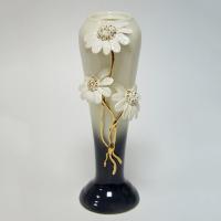 Ваза "Ромашка" черно-белая 30 см   2953372 Акция ***