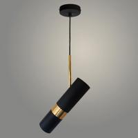 Подвес YZ60220-HJ BK+GD черный/золото 1х50W GU10 d60 h1000, YIZ22
