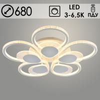 Люстра DK05891A/5+5B PR WH белый 310W LED 3000-6500K d680 ПДУ(ИК) диммер, HN23