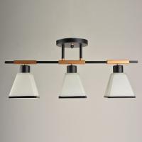 Люстра 7593/3 BK черный 3х40W E27 d600 h250