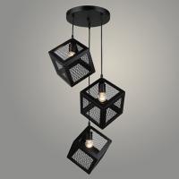 Подвес N5368/3HQ BK черный 3х40W E27 d465 h800, QH22