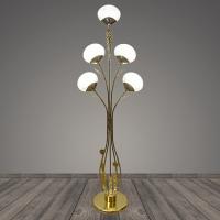 Торшер T2118/5 GD золото LED 5*8W h1500, BTH23