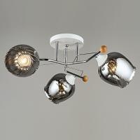 Люстра K2058/3 CH+WT хром/белый 3х60W E27 d560 h250, QH22