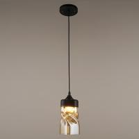 Подвес N3738/1HQ BK черный 1х40W E27 d120 h800, QH19