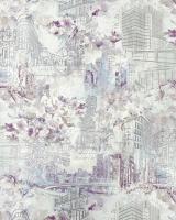 SL8627-24 Обои Solo Blooming City город бежево-розовый  к SL8628-14 Компактный винил на флиз.***
