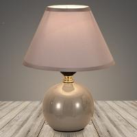 Настольная лампа 18308 GR серый/серый абажур h240 1х60W E27, DIY22