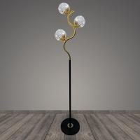 Торшер T2115/3 GD+BK золото/черный LED 3*8W h1650, BTH23