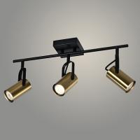 Спот 22470/3 BRASS+BK латунь/черный 3x25W GU10 h130, WAN23