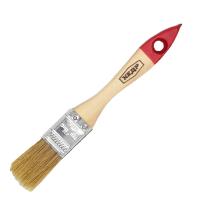 КИСТЬ ПЛОСКАЯ  №1  (12/720) ДЕРЕВ.РУЧКА "КЕДР"  006-3810