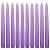 Свеча лакированная светло-фиолетовая высота=24 см 348-658     