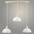 Подвес N5871/3HT WT+WOOD белый 3х40W Е27 d660 h800, QH23