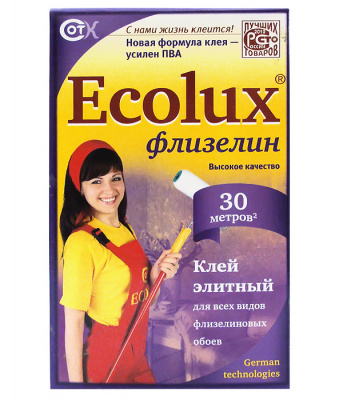 Клей ECOLUX флизелин 250г